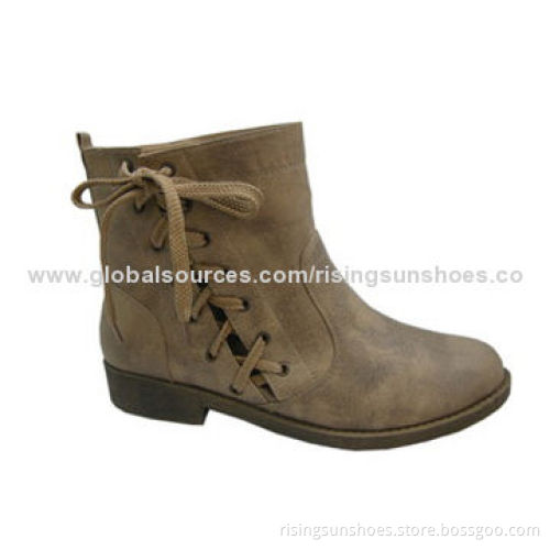 Women's dress shoes, ankle shaft with simple design, various colors available, OEM welcomedNew
